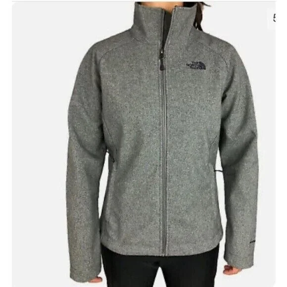 The North Face Windwall Softshell Waterproof Gray Women's Jacket Size M - Picture 1 of 6